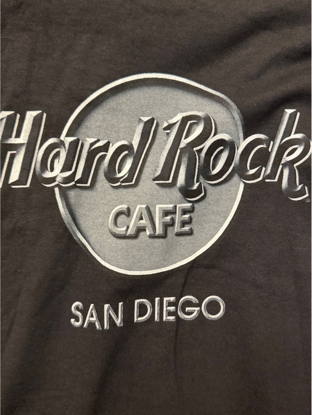 Hard Rock Cafe San Diego Black T-Shirt XL